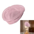 thumbnail image 2 of Plaided Berets Hat for Women Fashion Painter Hat Autumn Winter Berets Caps for Casual Wear French Chapeau Artist Dome Hat, 2 of 9