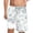 C-White, variant on Boys Swimwear Trunks with Drawstring Boho Floral Print Shorts for Kids Swimsuit Pool Party