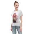 thumbnail image 4 of T-Shirt Basique à Manches Courtes pour Femmes Demon Slayer Lame Temple Ganlu Mili, 4 of 6