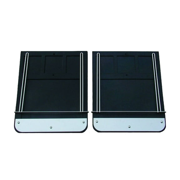 Go Industries Dual Wheel Classic Mud Flaps Compatible with 2017-2019 Ford F350 Dually