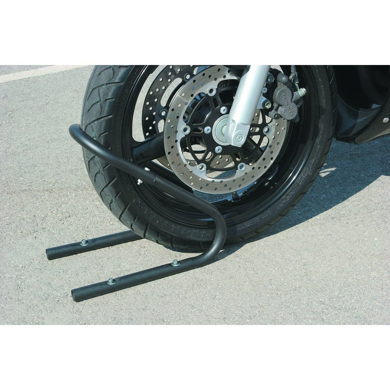 Pittsburgh Motorcycle Economy Motorcycle Wheel Chock Rust, 47 OFF