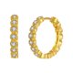 thumbnail image 1 of Pendientes Mujer Oro 18K Pendientes Turquesa Circonita Brillante Regalos Joyeria, 1 of 7