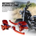 thumbnail image 4 of LAFGUR Universal Motorcycle Hydraulic Brake Clutch Master Cylinder Reservoir Levers Set, 4 of 8