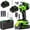 Battery *2 + toolbox plastic box, variant on 21V Cordless Impact Wrench
