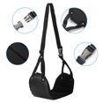thumbnail image 4 of Tnobhg Airplane Footrest Foldable Adjustable Foot Hammock Relaxation Portable Plane Travel Foot Rest Office Dorm Travel Accessories, 4 of 8