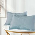 thumbnail image 3 of zanvin Yarn Brushed Quilted Quilted Pillowcase Pillows Core Protective Cover, Machine Washable, 3 of 5
