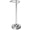 Chrome, variant on Freestanding Toilet Paper Holder Stand with Weighted Base, Pivoting Farmhouse Design in Oil Rubbed Bronze Finish for Bathroom