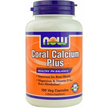 NOW Foods pH Coral calcium Support équilibre, 1000mg, 100 Ct