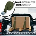 thumbnail image 2 of Unique Bargains 4 Pcs Sangles d'Arrimage de 3,3 Pi pour Cargaison Sangles d'Arrimage Sangle de Bagage de Voyage Réglable avec Boucle de Verrouillage à Came pour Voiture Camion Rouge, 2 of 6