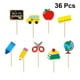 thumbnail image 4 of EeaseMX 36 piezas de decoración para tartas de regreso a clases, decoración para tartas, decoración para postres, 4 of 8