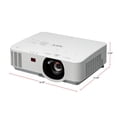 thumbnail image 3 of NEC Display Solutions P554U 1920 x 1200 5500 Lumens LCD Entry-Level Professional Installation Projector 20,000:1 RJ45, 3 of 3