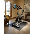 thumbnail image 5 of SuperMats - Bike Mat - Standard Quality Dense Foam Vinyl - Fitness Equipment Mat, Black, 36" x 48", 5 of 6