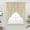 Tan, variant on Grey Spring Floral Swag Curtains for Kitchen/Bedroom/Living Room, Farmhouse Flowers Elegant Pastoral Scalloped Curtains 63 Inch Long, Window Swag Topper Curtains Valances 2 Panels Set 36"x63"