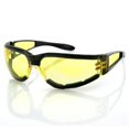 thumbnail image 1 of Zan Headgear ESH204 Shield II Sunglass  Black Frame  Yellow Lens, 1 of 2