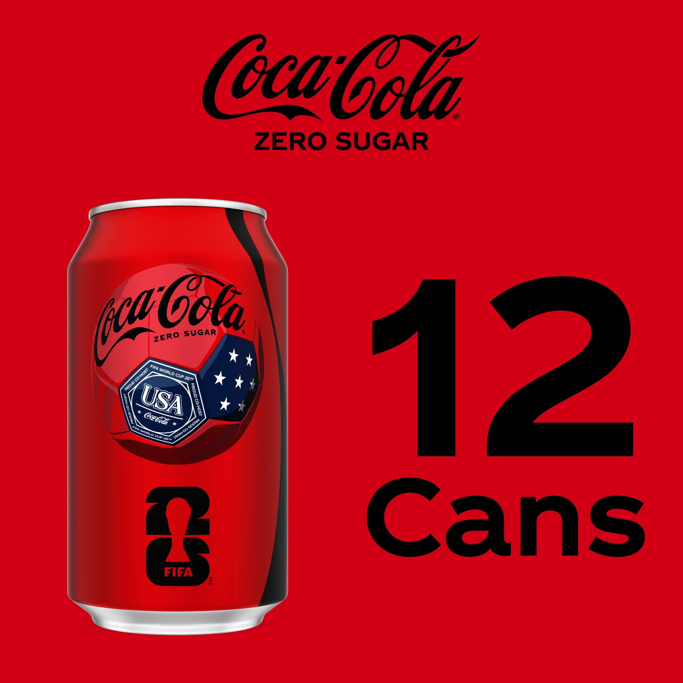 Coca-Cola Zero Sugar  Soda Pop Fridge Pack Cans, 12 fl oz, 12 Pack