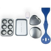 JDS Toy Store Ultimate Easy Bake Accessory Kit, Includes 4 Pans, 1 Cupcake Tray, 75 Cupcake Liners, and a Spatula