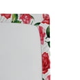 thumbnail image 3 of Ambesonne Rose Fitted Sheet, Watercolor Fresh Blossoms, Full Size, Red Green White, 3 of 3
