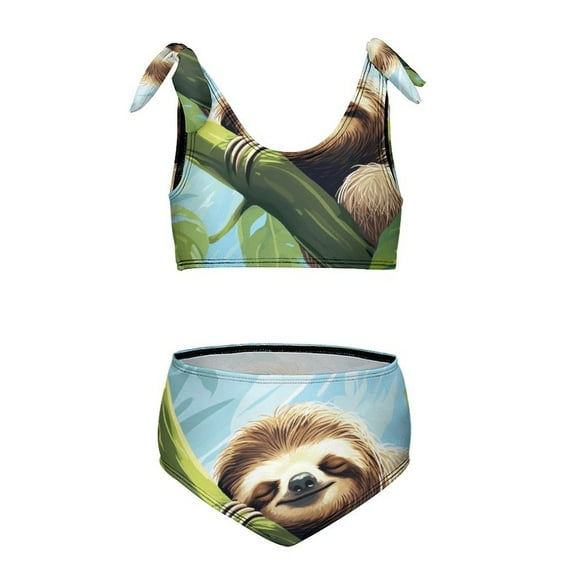 Sloth Girls' 2-Piece Tankini Swimsuit