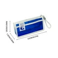 thumbnail image 2 of Dmlowu Pencil Case Portable Pencil Pouch Large Capacity Pencil Box Simple Aesthetic Pencil Bag for Women Men Art Office Supplies, 4x8 Inch, 2 of 3