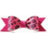Cake Decoration Gum Paste Bow- Pink Animal Print Spots