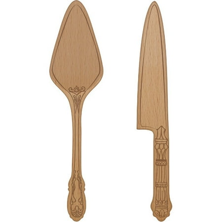 Talisman Designs 3 Piece Classic Pie Server and Knife Set