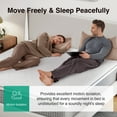 thumbnail image 6 of Novilla 12 Inch XL Twin Mattress,Twin XL Hybrid Mattress with Gel Memory Foam,Pocketed Coils & Nylon Cooling Fabric for Targeted Support Zones & Spinal Alignment Mattresses in a Box for Kids, 6 of 8