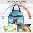 thumbnail image 4 of Disketp Elephant Giraffe Lonchera Térmica para Mujer y Hombre, Bolsa de Almuerzo Reutilizable e Impermeable para Trabajo, Viajes y Picnic, 4 of 7