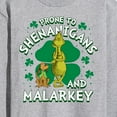 thumbnail image 3 of The Grinch - Prone To Shenanigans Malarkey - Men's Long Sleeve T-Shirt, 3 of 5