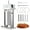 silver, variant on Festisoul Electric Sausage Stuffer, 55LBS/25L 304 Stainless Steel Motorized Sausage Stuffer Machine with Stepless Speed Control 5 Stuffing Tubes for Commercial and Home Use