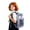 Grey, variant on Clear Backpack For School Transparent Front Panel Backpack Lightweight Easy Visibility Front Load Daypack For Daily School Use