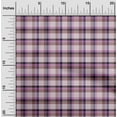 thumbnail image 2 of oneOone Cotton Jersey Pink Fabric Check Dress Material Fabric Print Fabric By The Yard 58 Inch Wide, 2 of 4