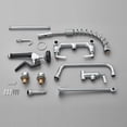 thumbnail image 4 of Commercial Kitchen Sink Faucet w/ Sprayer Pre-Rinse Chrome Pull Down Wall Mount Chrome finish, 4 of 21