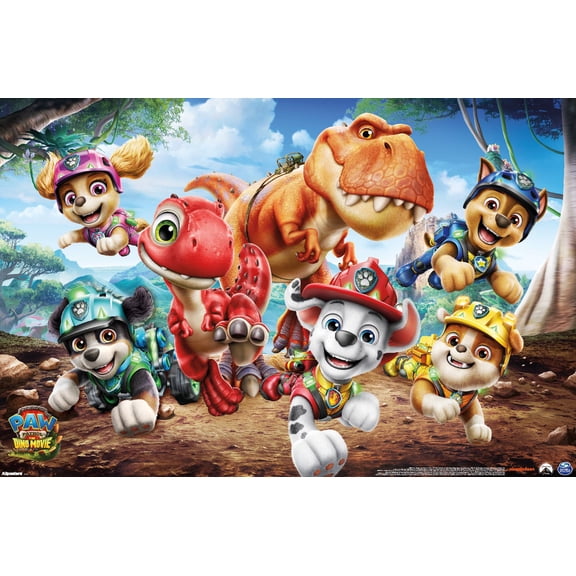 PAW Patrol: The Dino Movie (2026) - Group Wall Poster, 22.375" x 34"