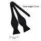 thumbnail image 5 of Pajaritas sólidas para hombre Esmoquin y pajaritas de boda Poliéster Seda Color sólido Calabaza Atada a mano Traje de negocios Pajarita, 5 of 8