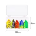 thumbnail image 5 of SPRING PARK 13.3cm Soft Silicone Double Propellers Frog Fishing Lures, 5-Count, 5 of 7