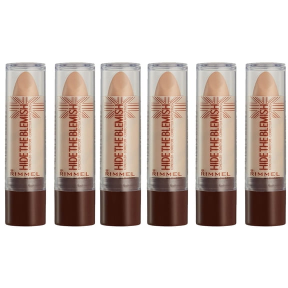 Pack of (6) Rimmel Hide The Blemish Concealer (w/clear cap) Golden Beige