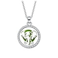 thumbnail image 2 of Agiferg Silver Hollow Alloy Aromatherapy Essential Oil Diffuser Necklace Box Pendant, 2 of 5