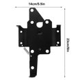 thumbnail image 4 of Automatic Latch for Privacy Fence Gravity Locking Feature in Black Color for Homeowners 23.00X14.00X4.50CM Iron 1Pcs, 4 of 4