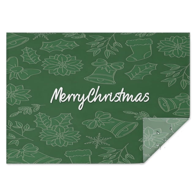 Merry Christmas Table Cover Wrinkle Resistant Washable Tablecolths Table Covers Triangle Tree Gingerbread Man Tablecloth for Christmas Birthday Wedding Graduation Rectangle,60x84inches