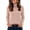 7# Pink, variant on Womens Slim Fit Mock Neck Sweaters Ribbed Knit Long Sleeve Pullover Tops Casual Basic Underscrub Fitted