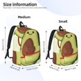thumbnail image 4 of Balery Avocado1 Vintage Canvas Backpack for Men and Women - Large Capacity, Durable Travel Laptop Bag for School, Work, Hiking, and Outdoor Activities, 4 of 7