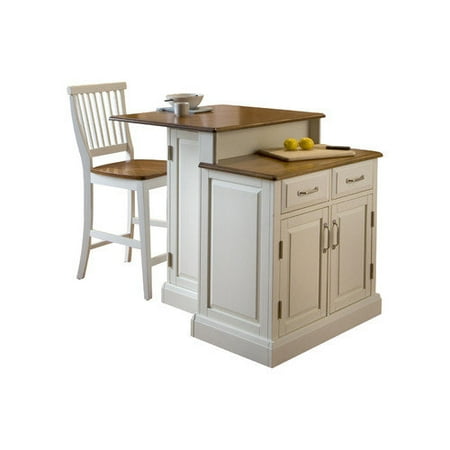 Home Styles Woodbridge Tier Kitchen Island Set White Home Styles Woodbridge Tier Kitchen Island Set White