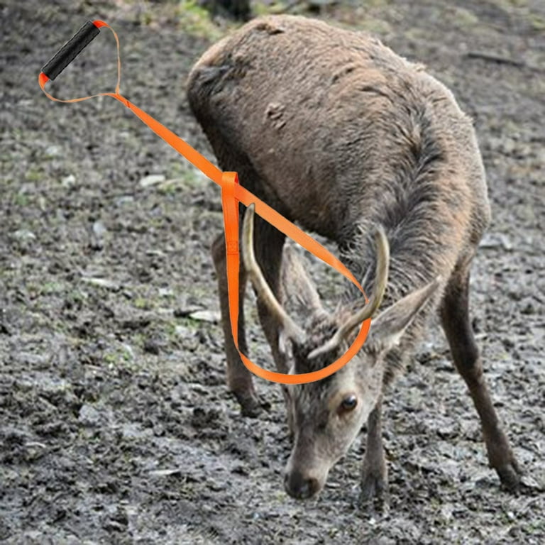 3Pc Orange Deer Drag and Harness Deer Tow Rope Deer Puller Hunting