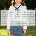 thumbnail image 3 of Mifsaly Girls Uniform Shirts Kids Back To School Ruffled Lace Blouses Frilled Neck Bow Tie Button Down Dress Shirt, 3 of 9