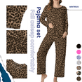 thumbnail image 5 of MINTREUS Pajamas for Women Set 2 Piece Lounge Set Long Sleeve Pjs Long Pants Sleepwear with Pockets, 5 of 9