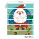 thumbnail image 4 of Pegatinas navideñas 3D CHAO Impermeables para escaleras renovación de escaleras dibujos animados de Papá Noel moda impermeable escalones creativos decoración de pared para el hogar, 4 of 4