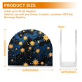 thumbnail image 3 of Sun in Blue and Black Napkin Holder for Table Clear Napkin Stand Paper Holder Acrylic Organizer Dispenser Napkins for Dinner Kitchen Restaurant Room, 3 of 8
