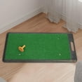 thumbnail image 4 of Estera para golpear Golf, estera de práctica de Golf, césped realista, fondo antideslizante, Golf portátil con mango, 4 of 8