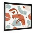 thumbnail image 2 of Designart 'Tropical Palm Leaves With Geometrical Shapes' Modern Framed Art Print, 2 of 4