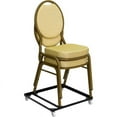 thumbnail image 2 of Flash Furniture HERCULES Series Steel Stack Chair and Church Chair Dolly, 2 of 5